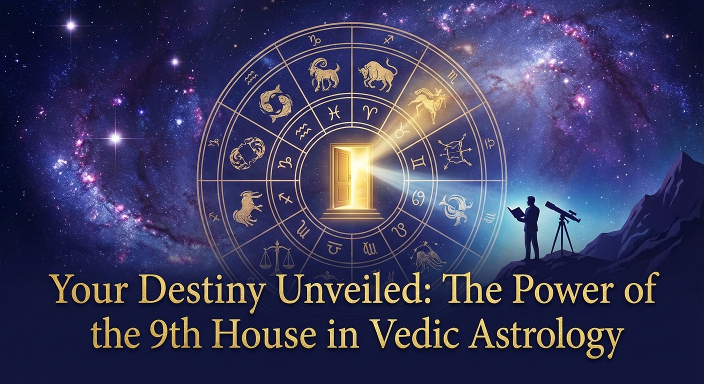 Your Destiny & Divine Grace: Unpacking the 9th House in Vedic Astrology