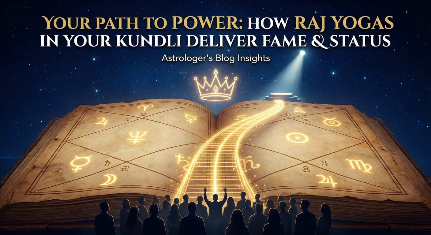 Your Path to Power: How Raj Yogas in Your Kundli Deliver Fame & Status