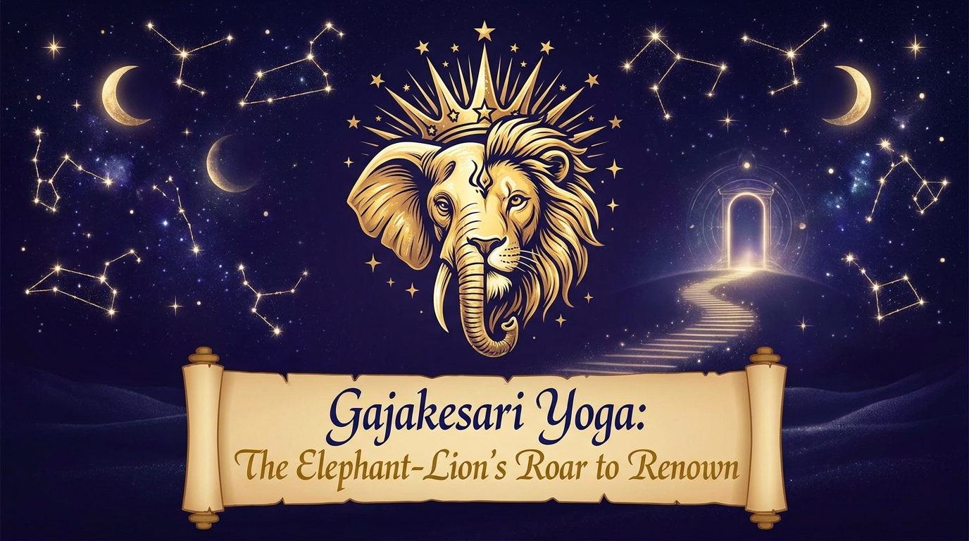 Gajakesari Yoga: The Elephant-Lion’s Roar to Renown